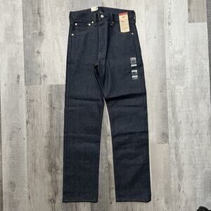 Levis 501xx Shrink To Fit Dark Wash Jeans NWT Button Fly Indigo Men's 30x32 2022